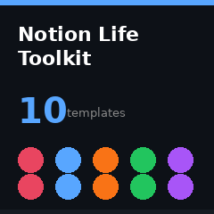 Notion Life Toolkit