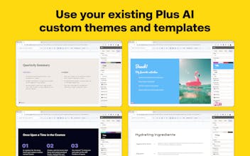 通过使用Plus AI，提高生产力，它会负责创建和格式化您的每周Google Analytics报告。