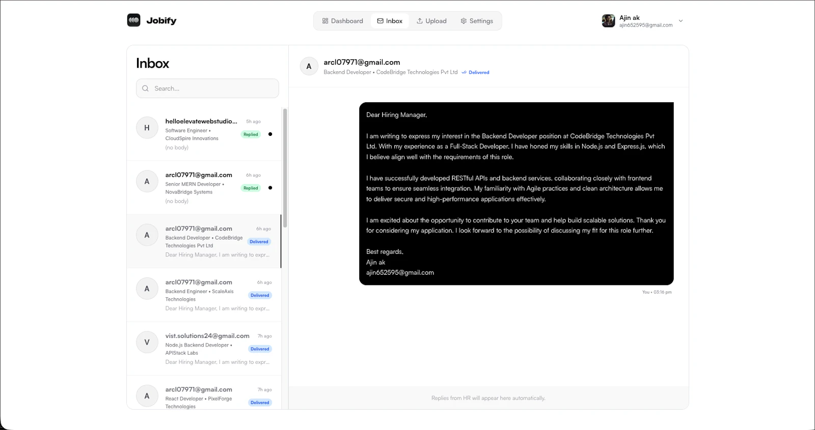 Jobify screenshot 4