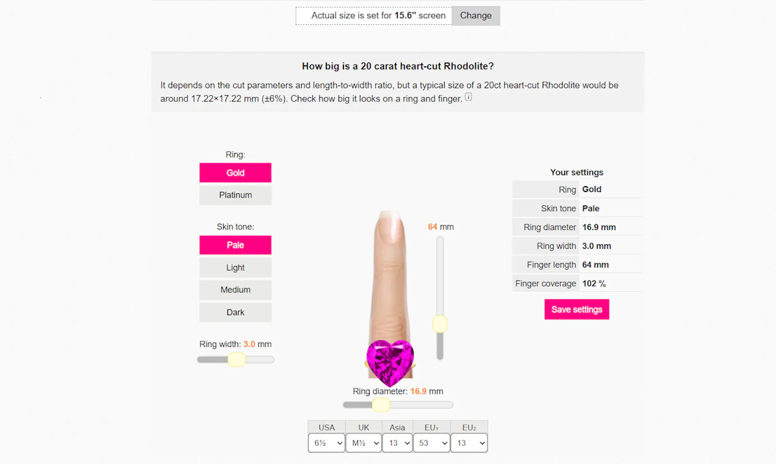 GemSize screenshot 3