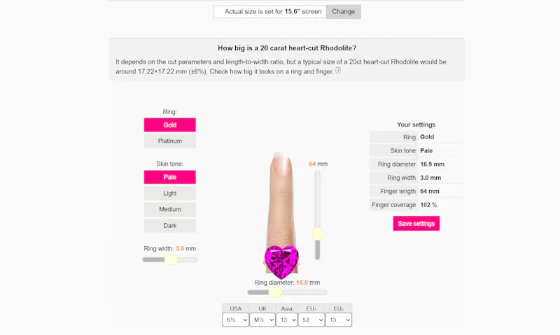 GemSize screenshot 3