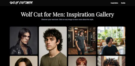 wolf cut men gallery image