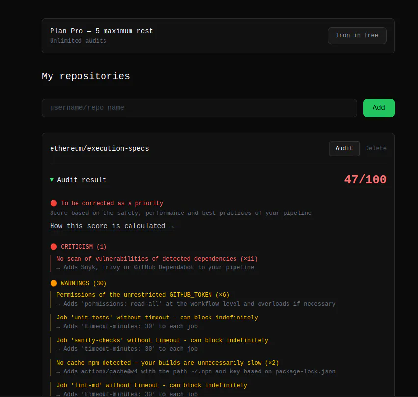 PipeAudit gallery image