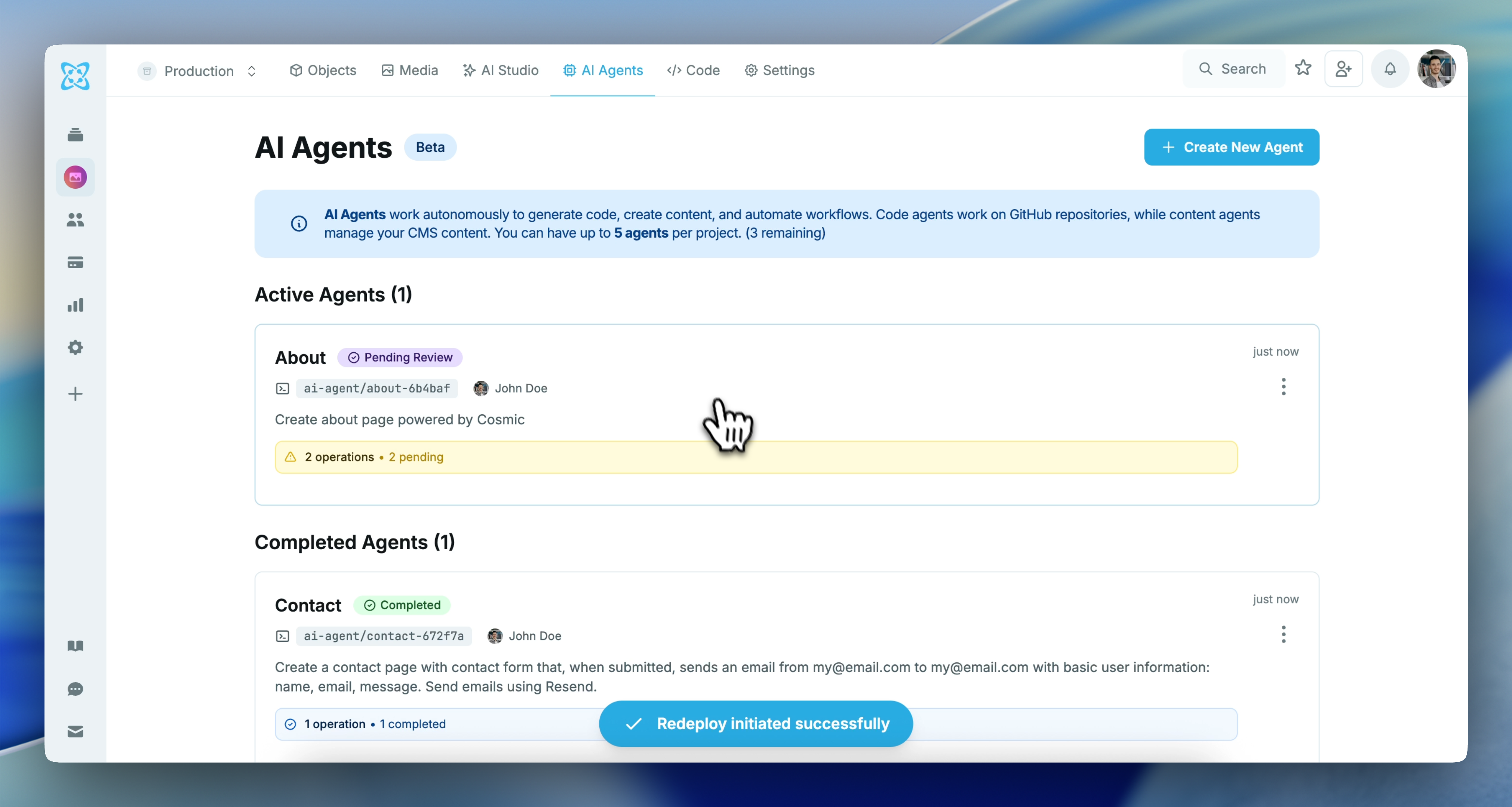 Cosmic AI Agents gallery image