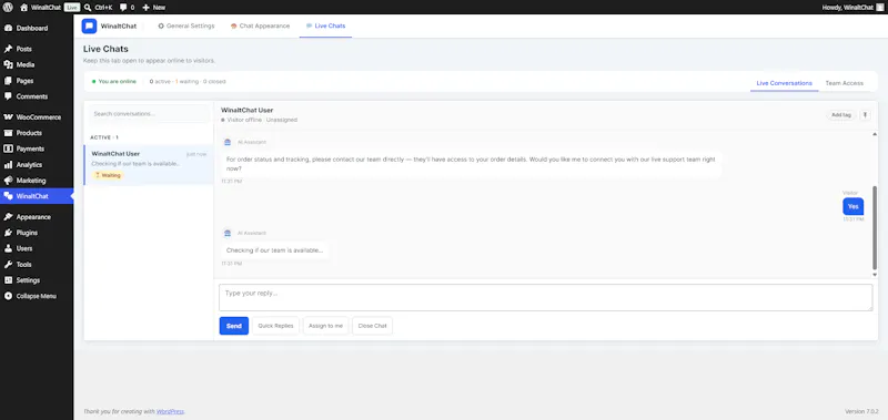 WinaltChat screenshot 4