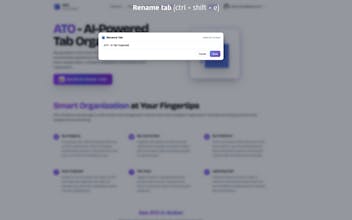 ATO - AI Tab Organizer | Tab Manager gallery image