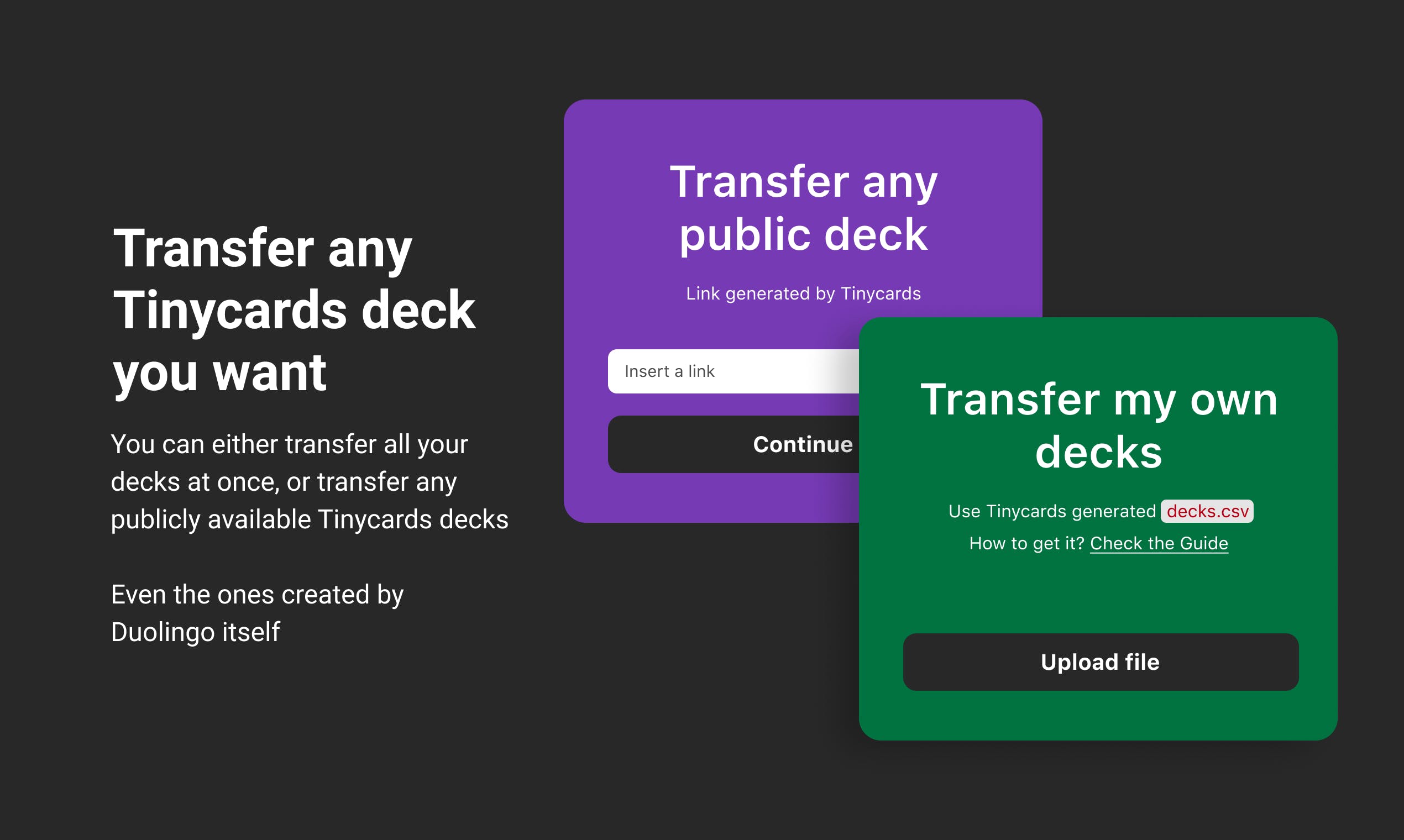 Tinycards-to-Kartka migration tool media 3