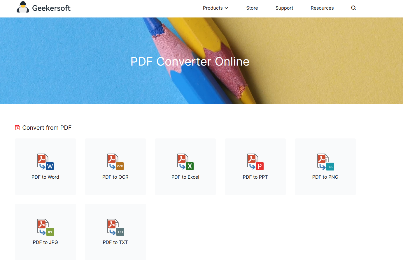 وسائط Geekersoft PDF Converter - قم بتحويل PDF بسهولة إلى Word أو Excel أو تنسيقات أخرى. 1
