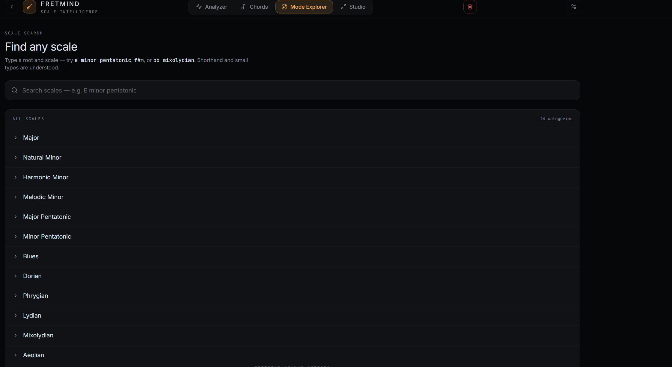 FretMind - Scale Analyzer/Builder gallery image
