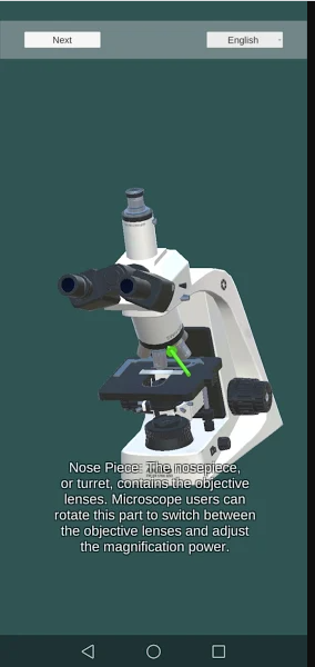 Microscope parts 3D model gallery image