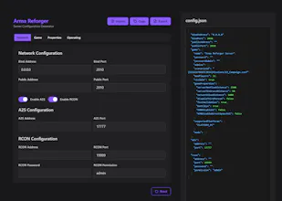 Arma reforger server config tool gallery image