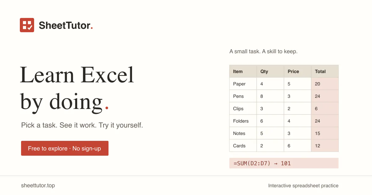 SheetTutor gallery image