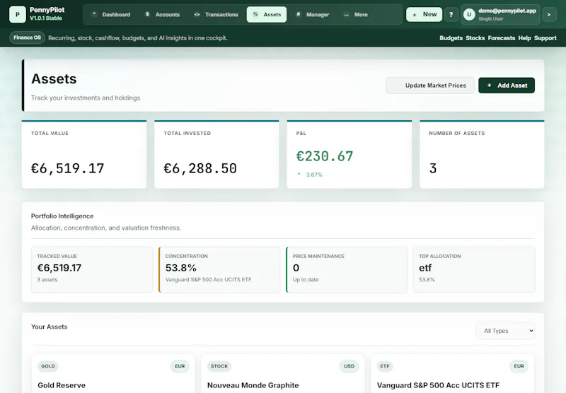 PennyPilot screenshot 2