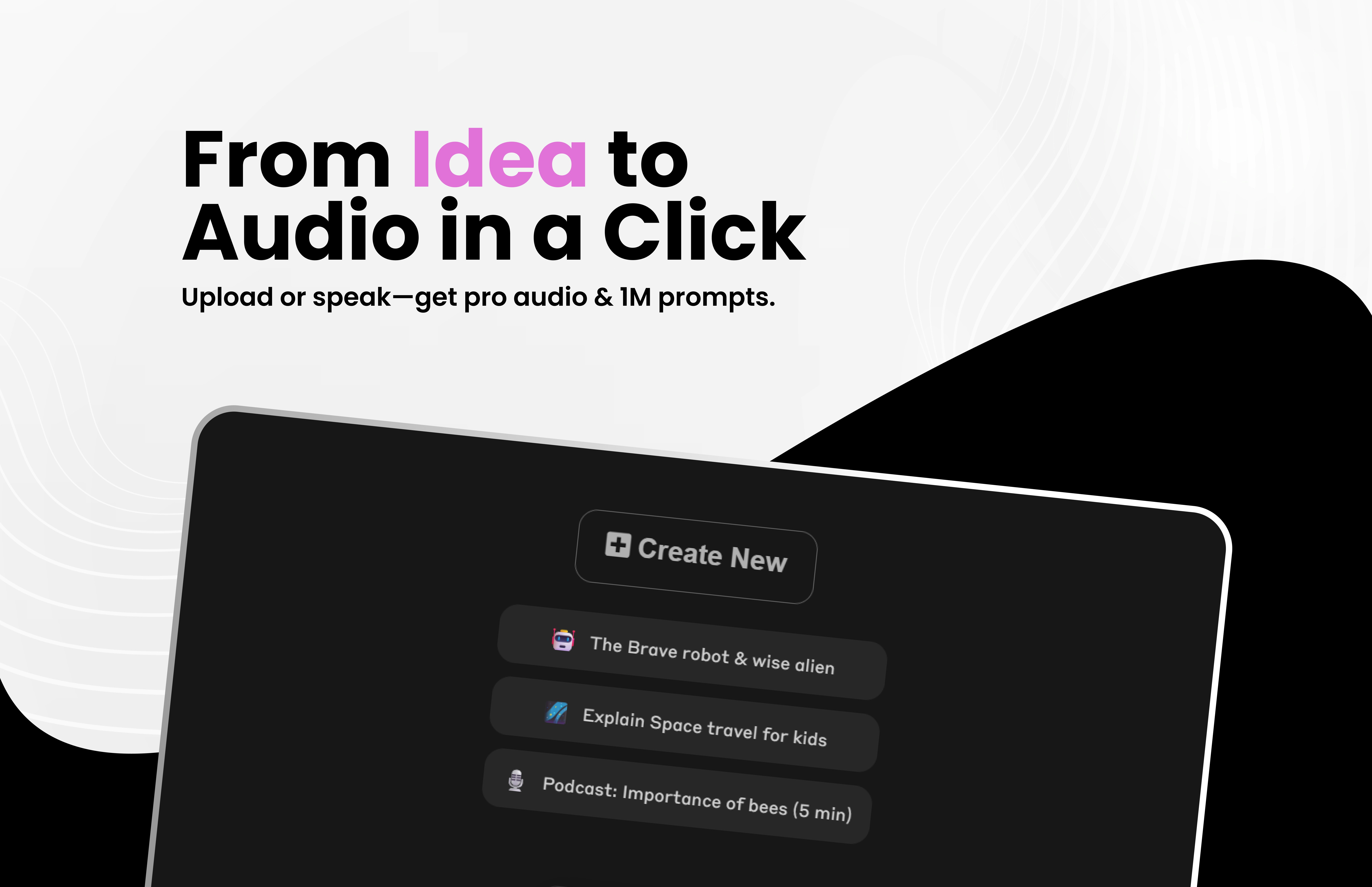 Média Chatquick ai - Transformez votre voix en livres audio et podcast 3