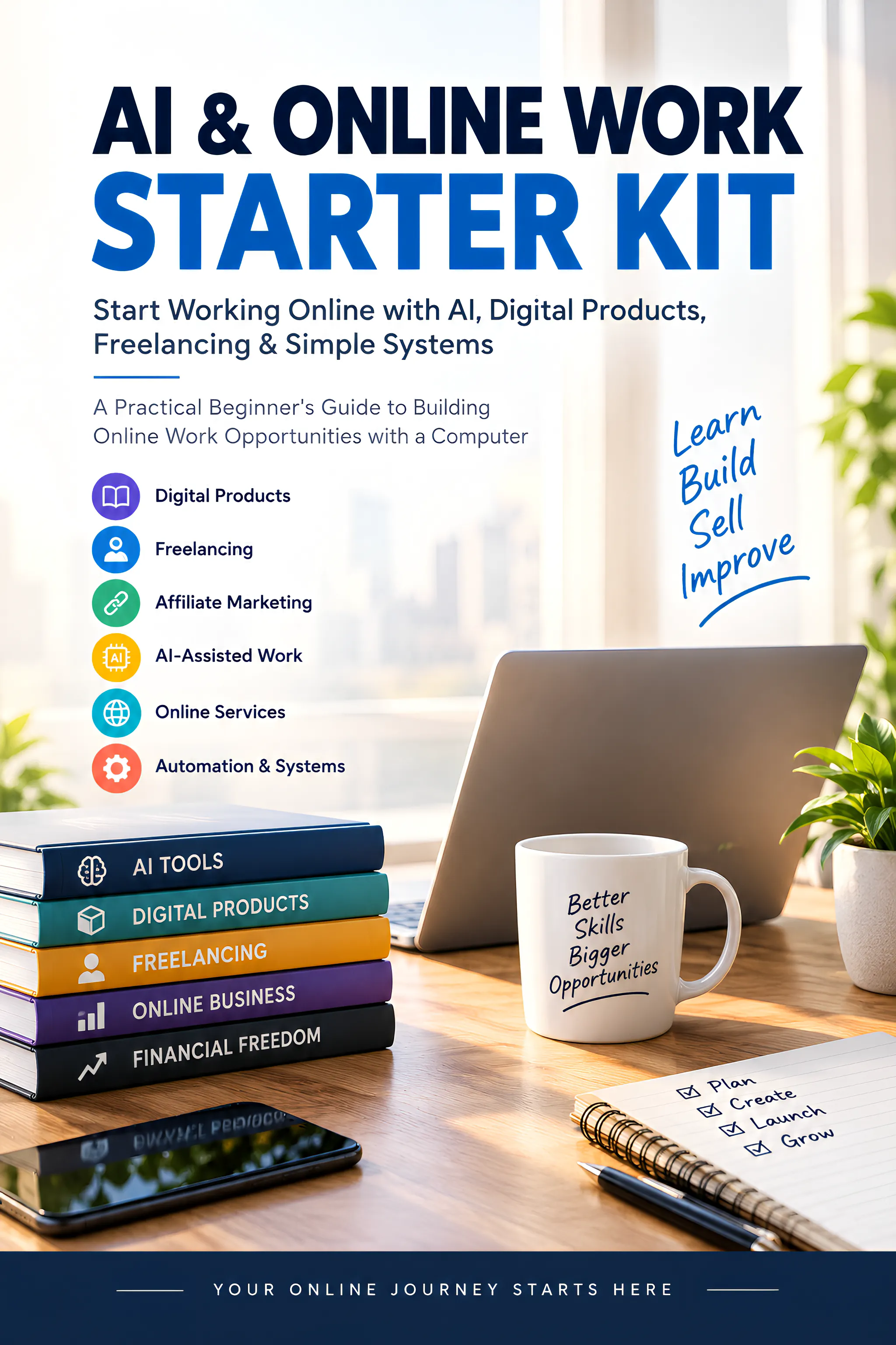 AI & Online Work Starter Kit logo