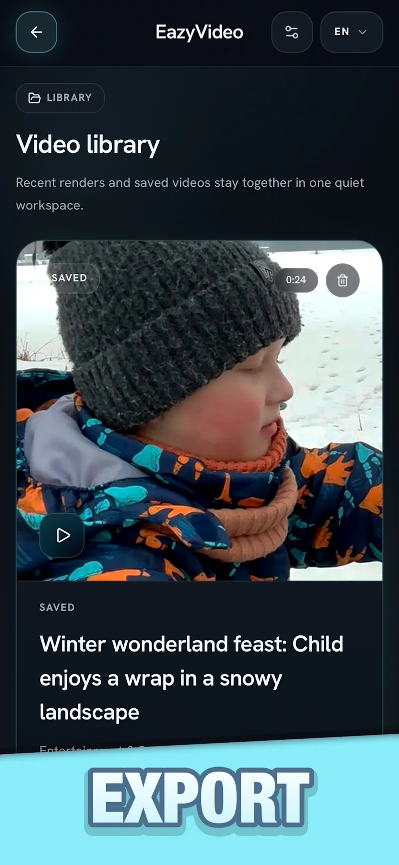 Eazy Video: Pro Shorts Editor screenshot 4