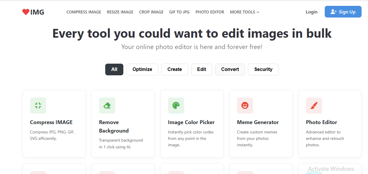 Image editing tools - Main product screenshot demonstrating key features and user interface