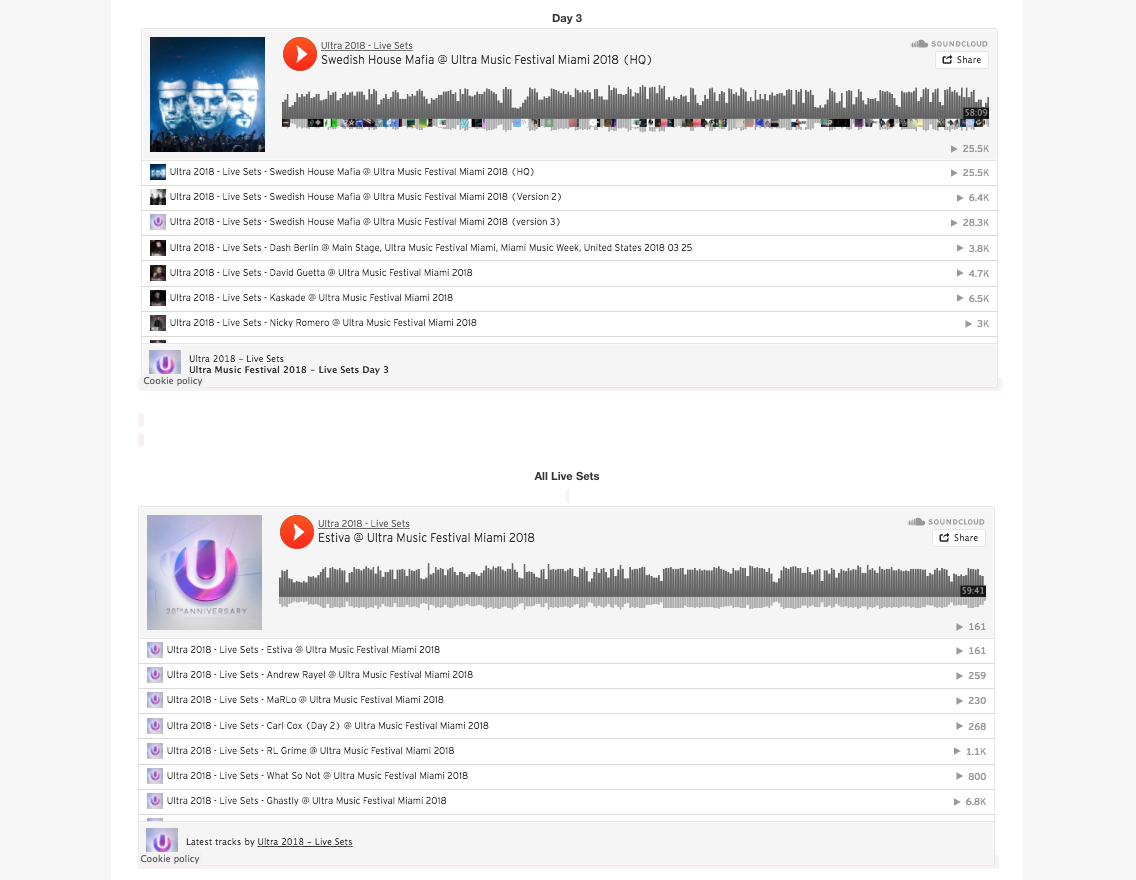 Ultra Music Festival - Live Sets gallery image