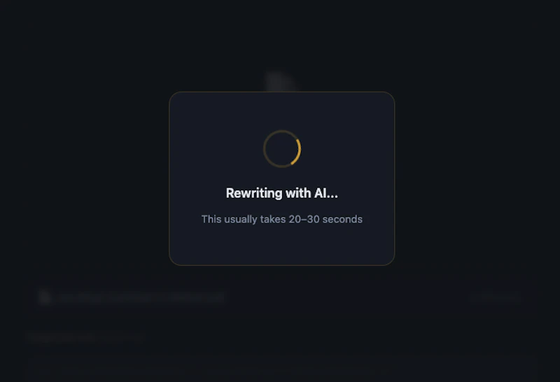 FixMyCV.co screenshot 2