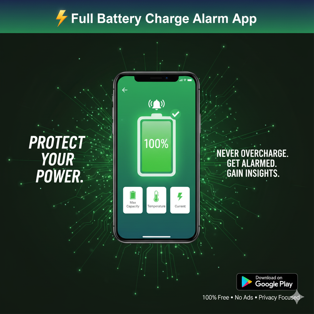 Full Battery Charge Alarm App gallery image