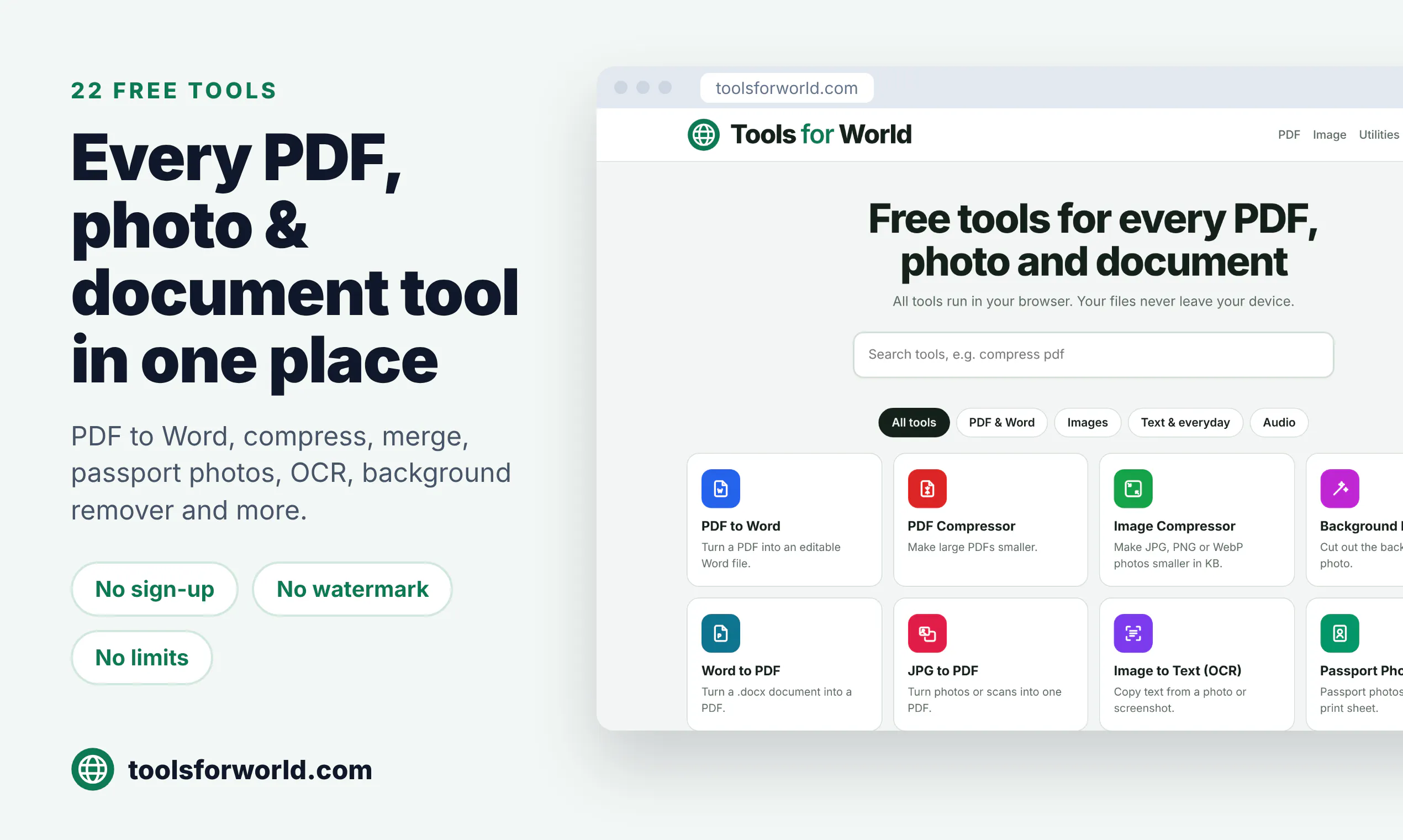 Tools for World gallery image