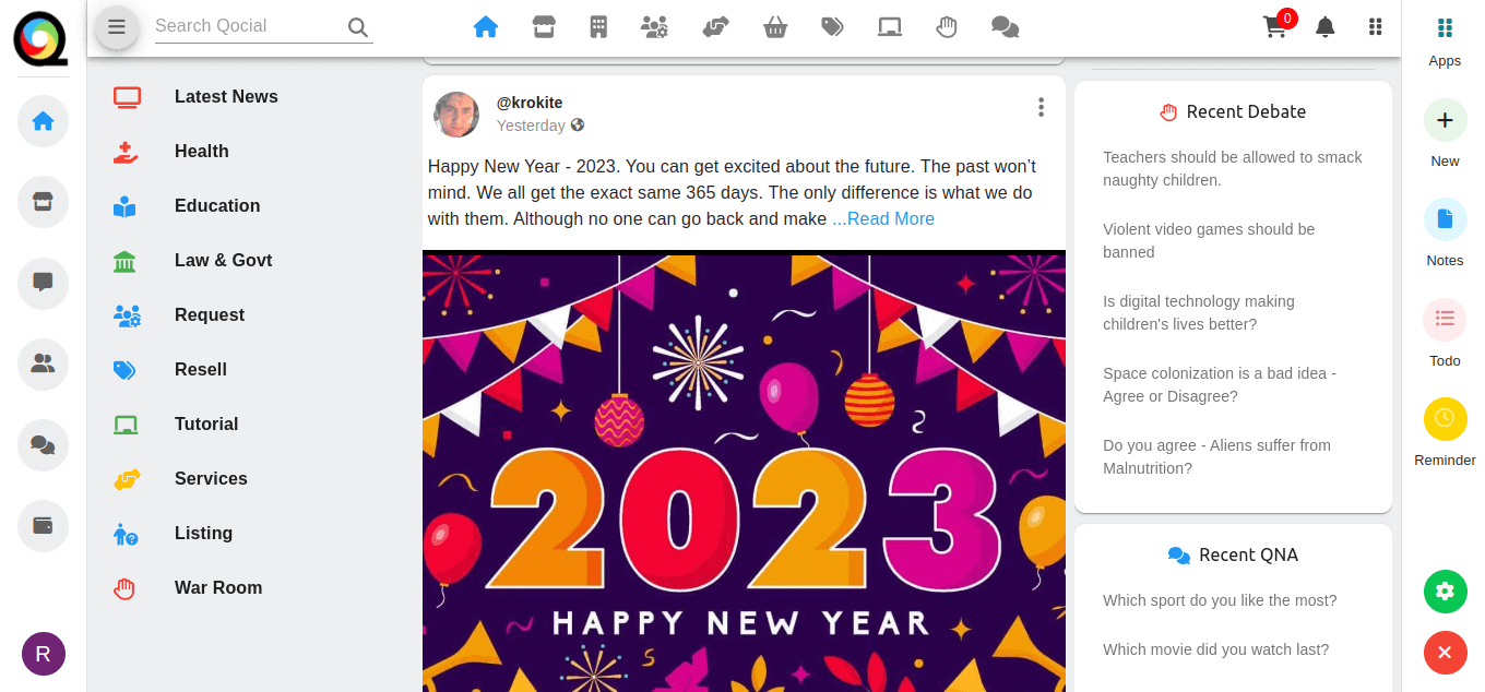Qocial - Superapp