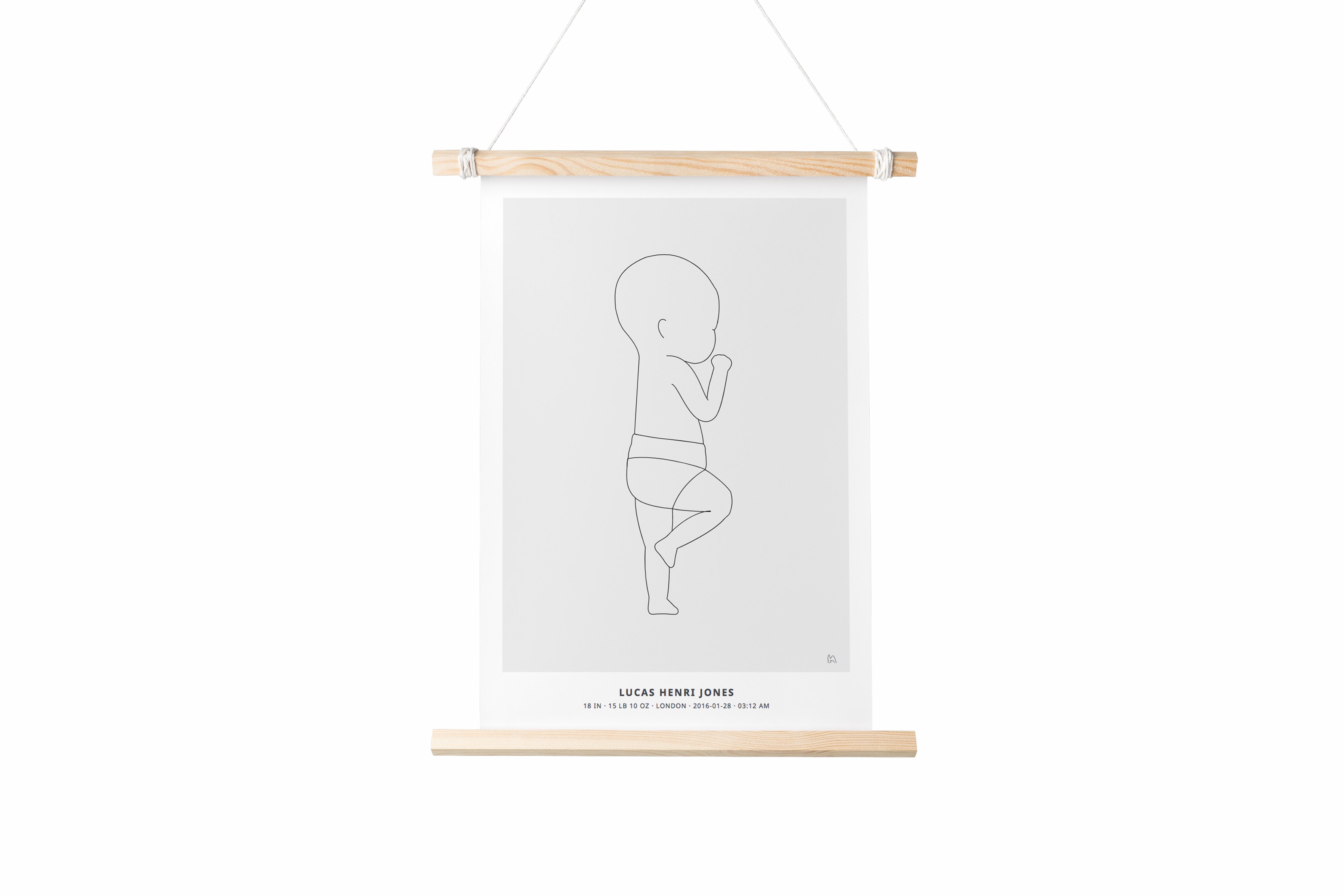 Birth poster gallery image
