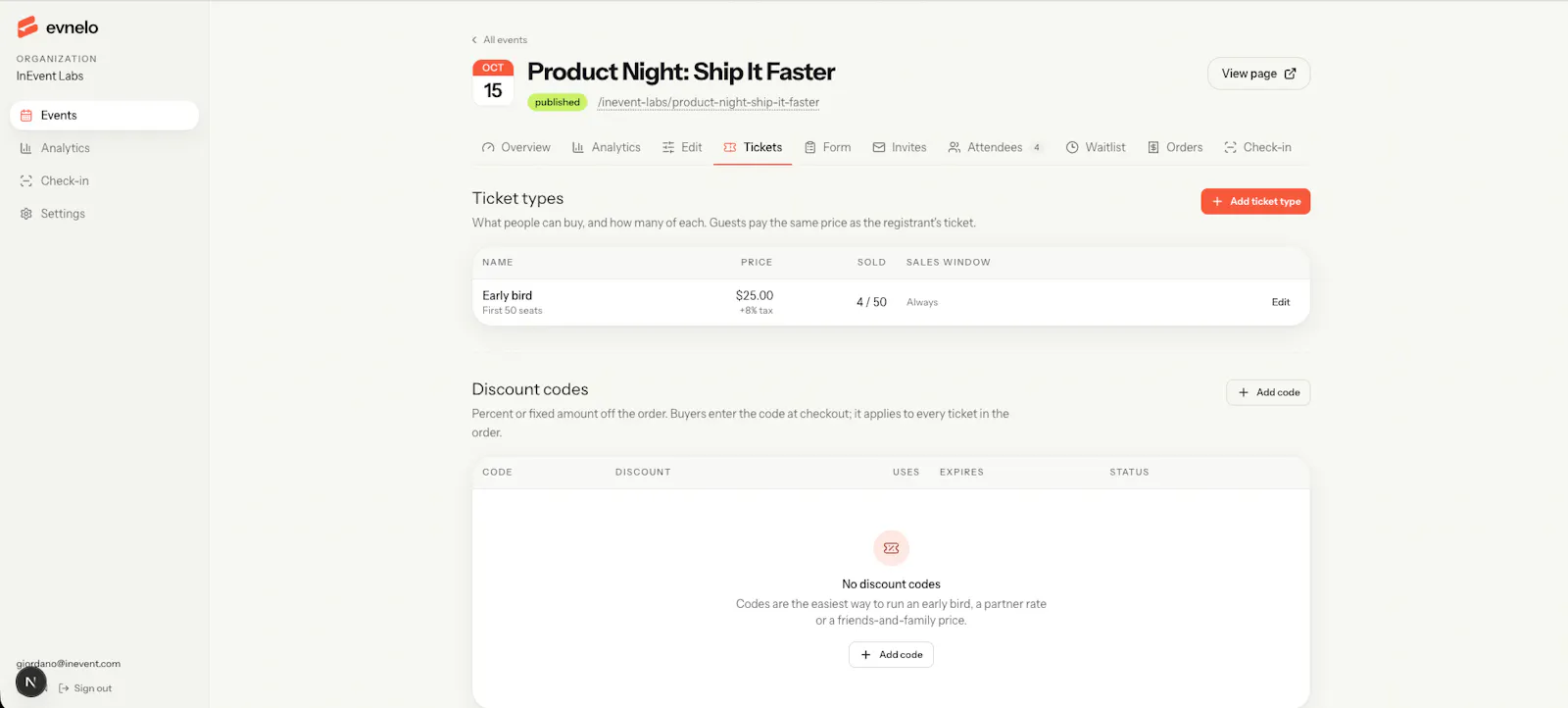 Evnelo screenshot 3