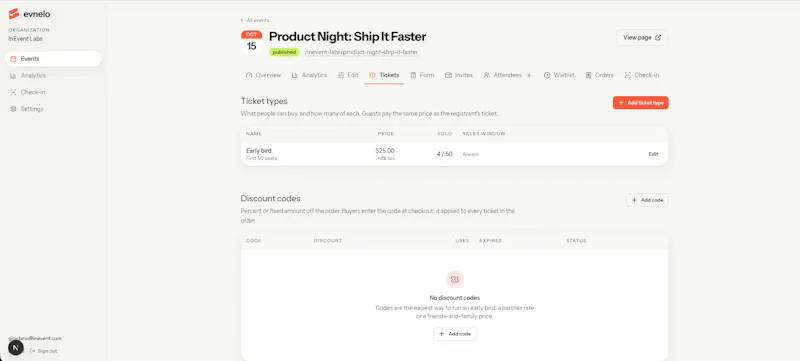 Evnelo screenshot 3