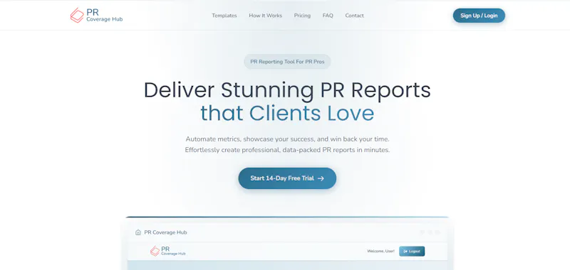 PR Coverage Hub screenshot 2