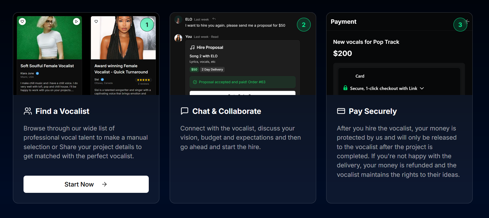 Ofertas vocales - Vocalist Marketplace - Compra voces y conecta con cantantes talentosas. media 6