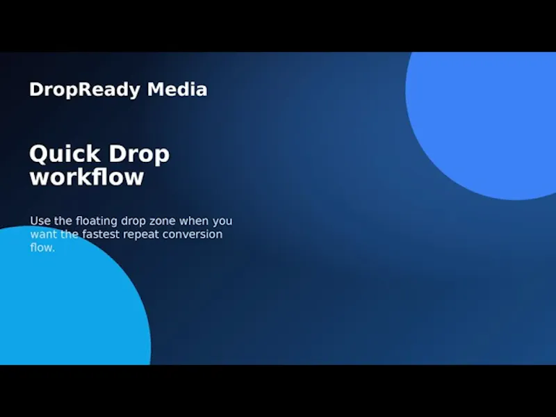 DropReady Media screenshot 1 (video preview)