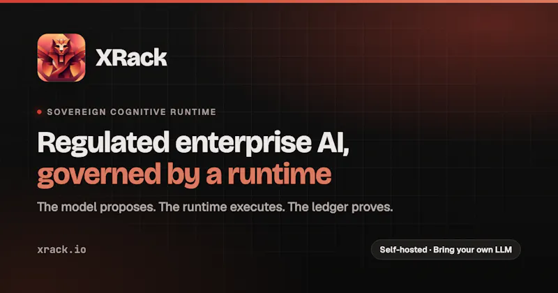 XRack · Autonomous Cognitive Runtime screenshot 2