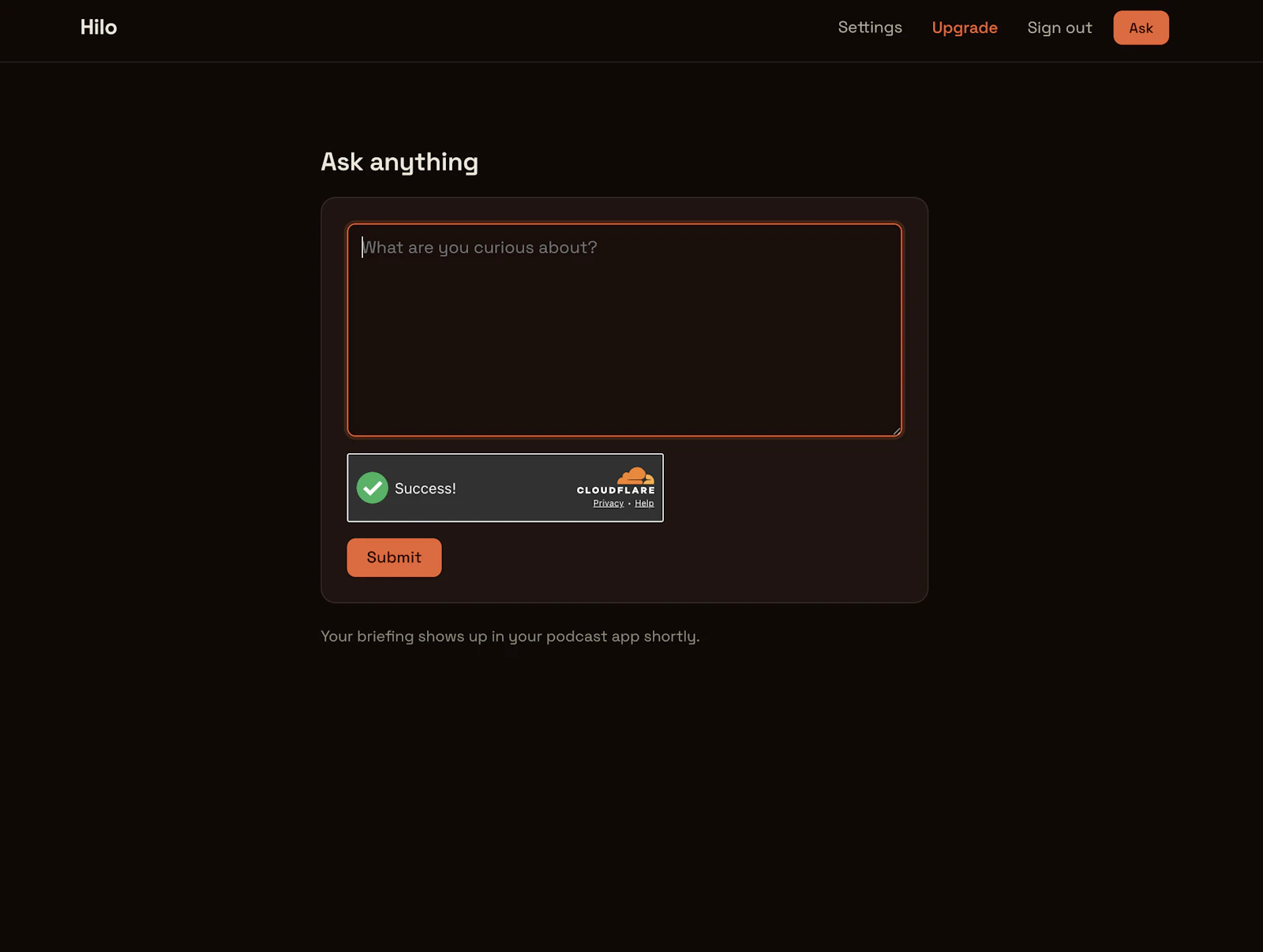 Hilo — Pull on the thread of an idea. screenshot 2