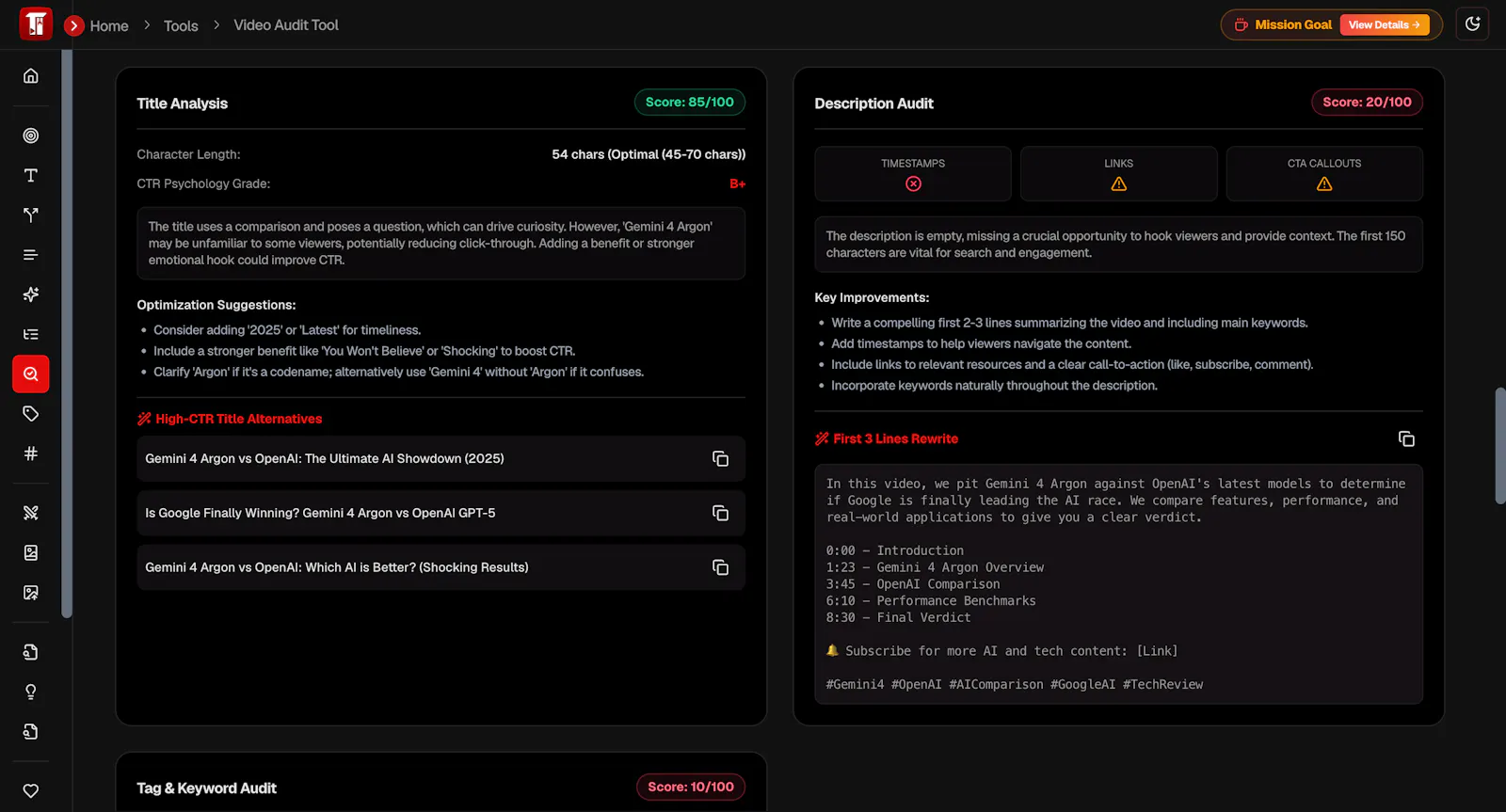 TubeTool.ai screenshot 3