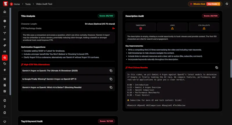 TubeTool.ai screenshot 3