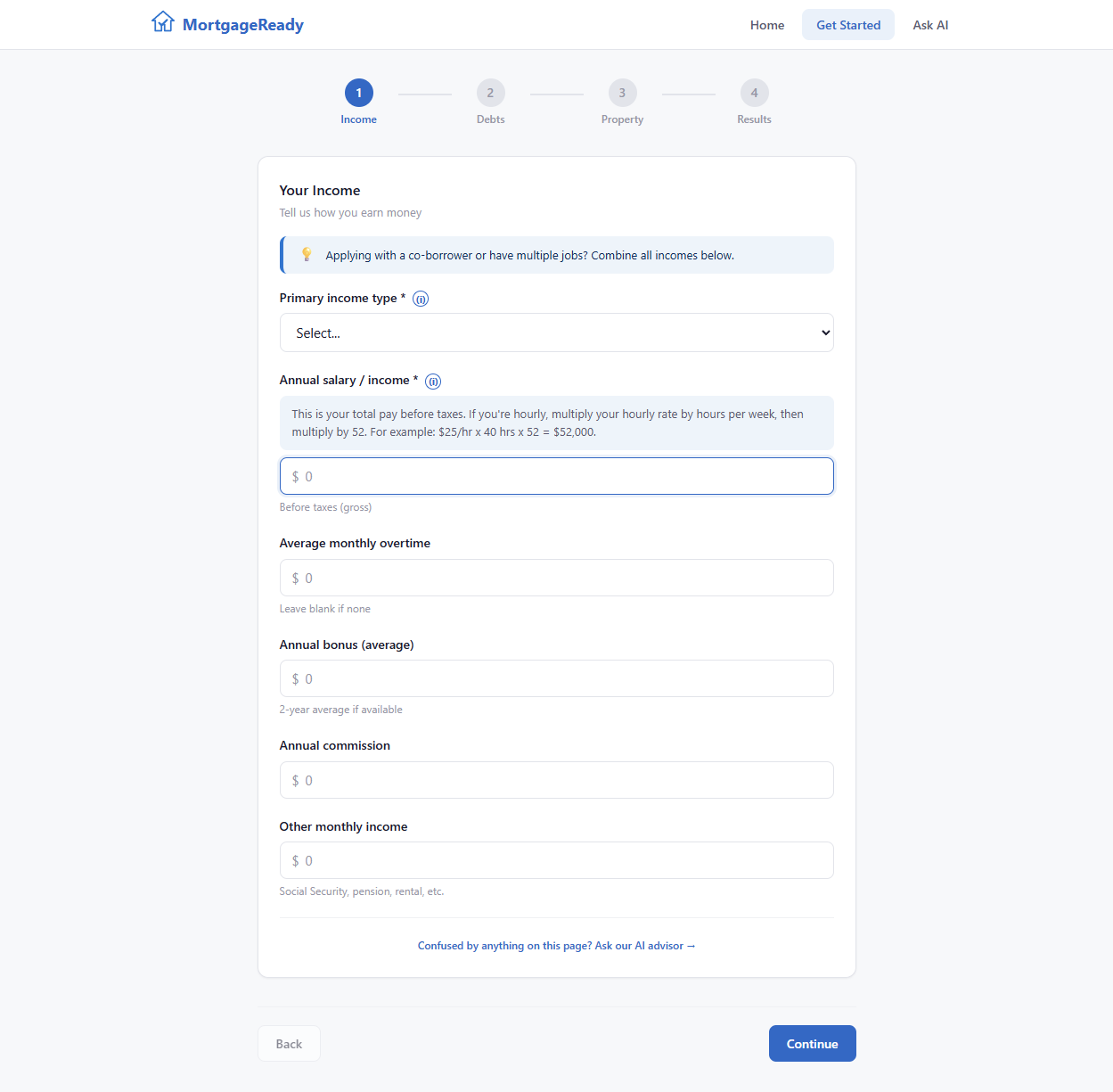 MortgageReady - Screenshot 2 showing product features and functionality