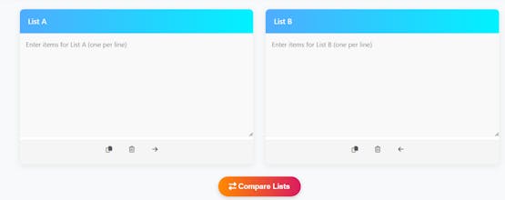 List difference gallery image