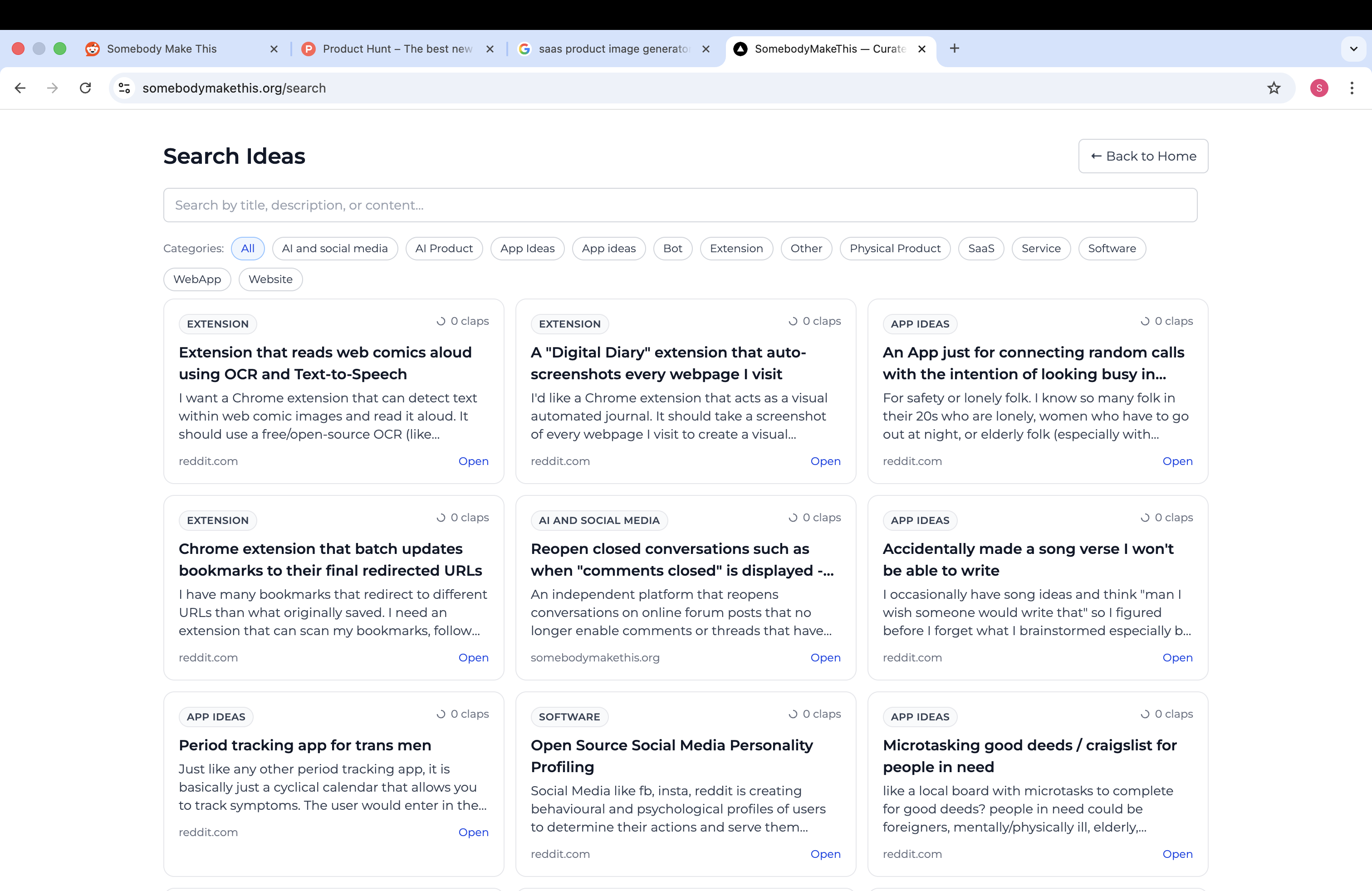 SomebodyMakeThis - Screenshot 2 preview