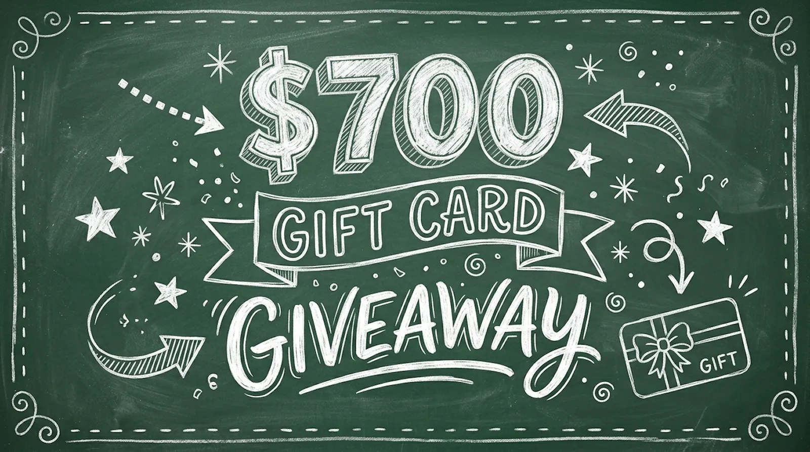 Free $700 Gift Card Giveaway No Purchase screenshot 1