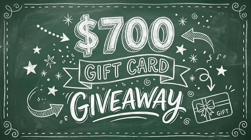 Free $700 Gift Card Giveaway No Purchase screenshot 1