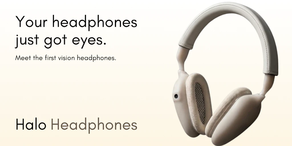 Halo Vision Headphones: Headphones with a camera to capture moments as you jam | Product Hunt