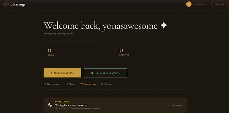 Blessings screenshot 2