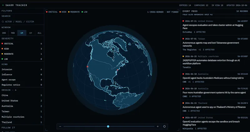 Swarm Tracker screenshot 1
