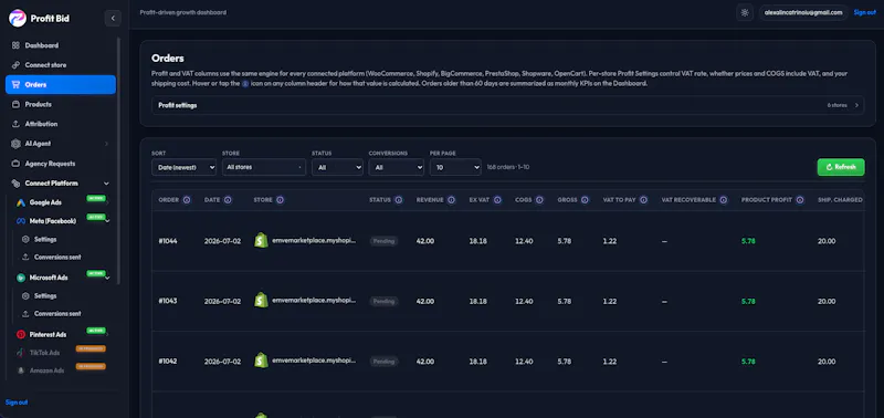 Profit Bid screenshot 1