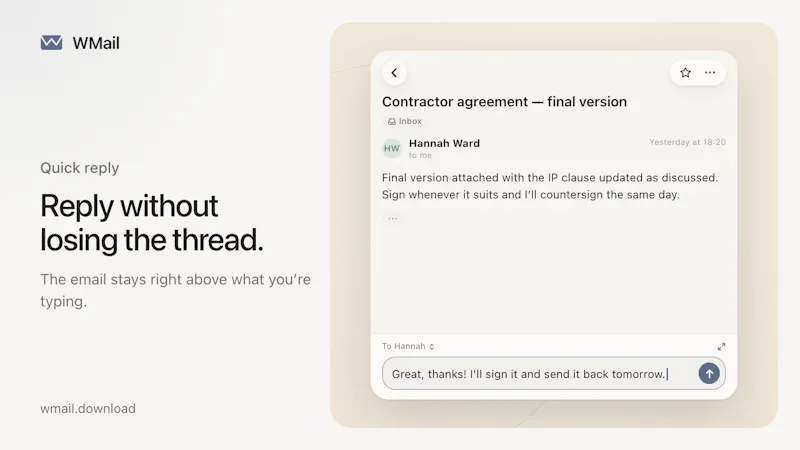 WMail screenshot 9