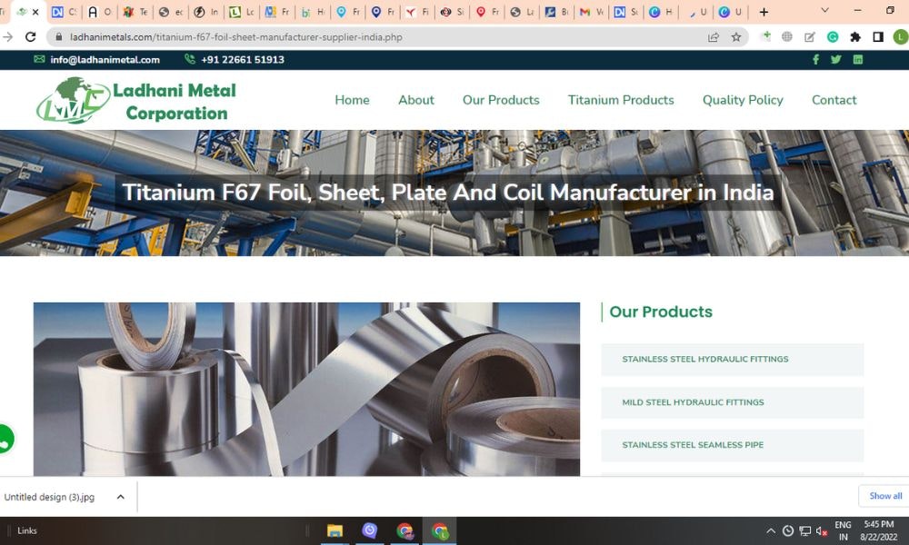 Titanium Sheet gallery image