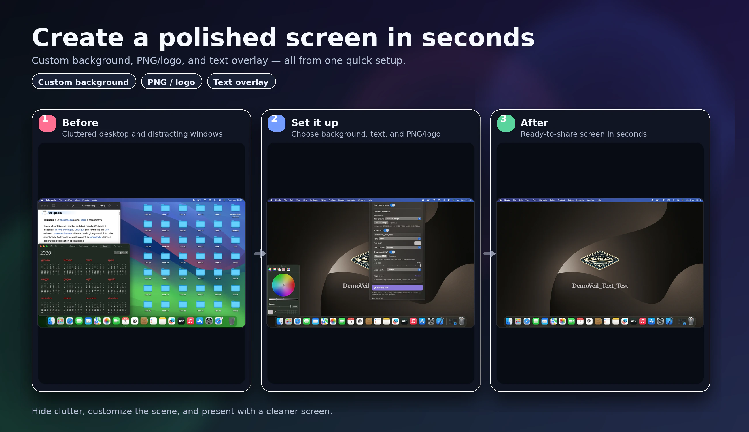 DemoVeil screenshot 3