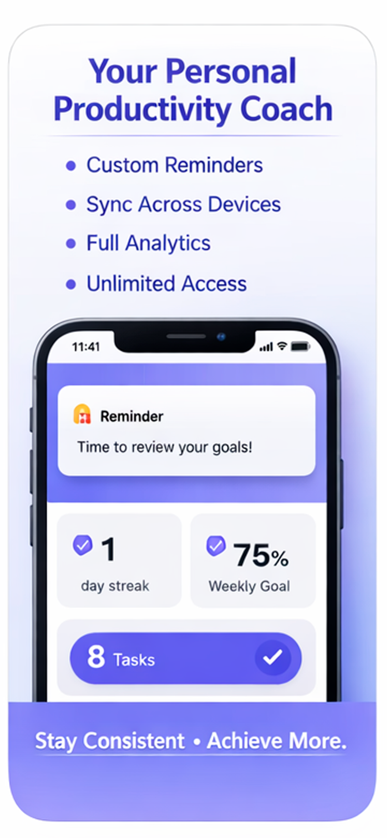 Personal AI Mentor - Screenshot 4 showing product features and functionality