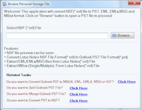 NSF to PST Conversion gallery image